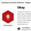 《英雄连3》媒体评分出炉 单人战役IGN 6分