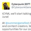 CDPR确认参加6月的夏日游戏节 将带来