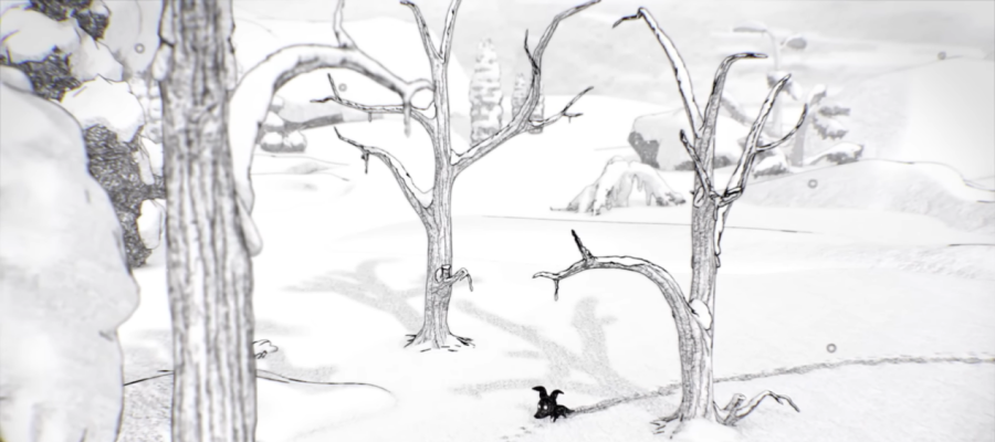 黑白手绘风格冒险游戏《白之旅》发布上市宣传片 明日发行