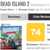《死亡岛2》媒体评分解禁 M站均分74